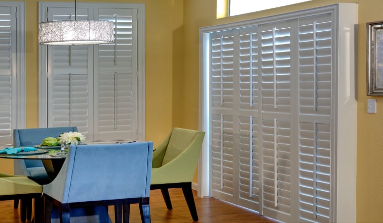 Patio Doors with Plantation Shutters in Indianapolis